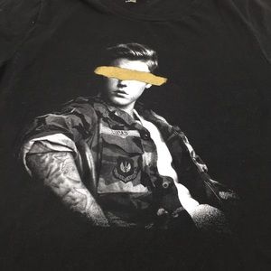Justin Bieber 2015 T Shirt Black